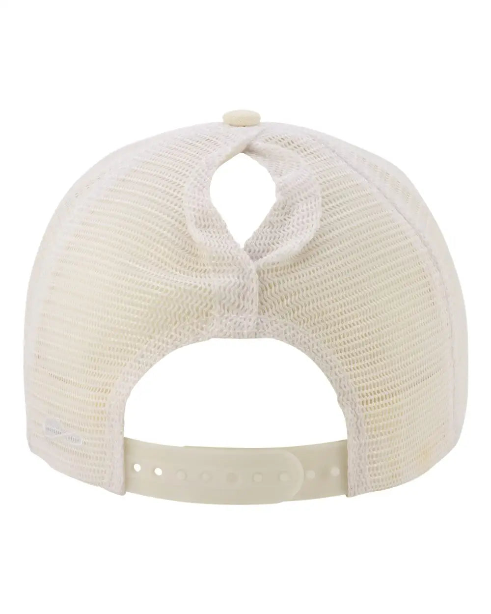 Infinity Her CHARLIE Women’s Modern Trucker Cap - Vanilla White - Vanilla/ White / One Size Fits Most