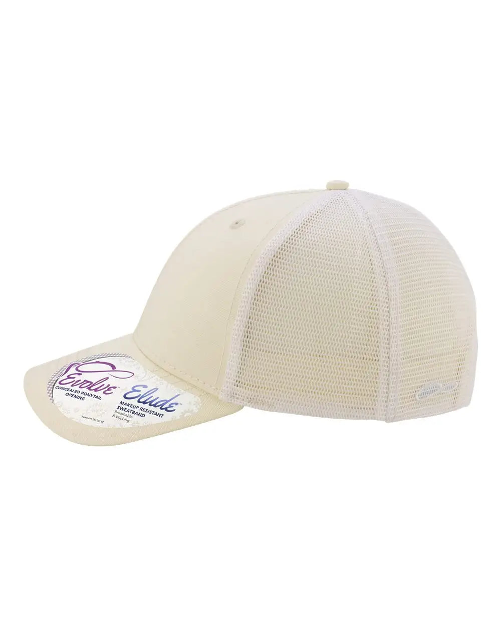 Infinity Her CHARLIE Women’s Modern Trucker Cap - Vanilla White - Vanilla/ White / One Size Fits Most