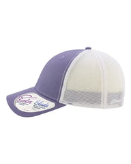 Infinity Her CHARLIE Women’s Modern Trucker Cap - Violet White - Violet/ White / One Size Fits Most