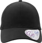 Infinity Her GABY Women’s Perforated Performance Cap - Black Swirl - Black / One Size Fits Most