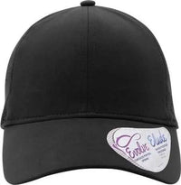 Infinity Her GABY Women’s Perforated Performance Cap - Black Swirl - Black / One Size Fits Most