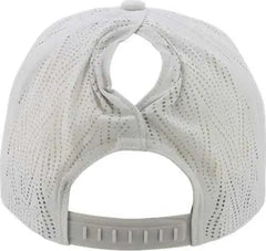Infinity Her GABY Women’s Perforated Performance Cap - Light Gray Snow Leopard - Light Gray / One Size Fits Most
