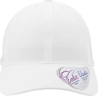 Infinity Her GABY Women’s Perforated Performance Cap - White Floral - White / One Size Fits Most