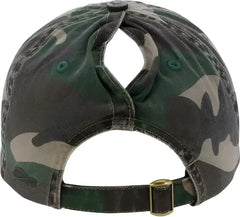 Infinity Her HATTIE Women’s Garment Washed Fashion Print Cap Fashion Camo Multi Colored / One Size Fits Most