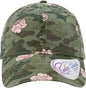 Infinity Her HATTIE Women’s Garment-Washed Fashion Print Cap - Floral Camo - Multi-Colored / One Size Fits Most