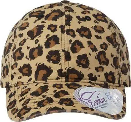 Infinity Her HATTIE Women’s Garment Washed Fashion Print Cap Leopard Tan Black / One Size Fits Most