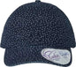 Infinity Her HATTIE Women’s Garment Washed Fashion Print Cap Navy White Polka Dots Multi Colored / One Size Fits Most