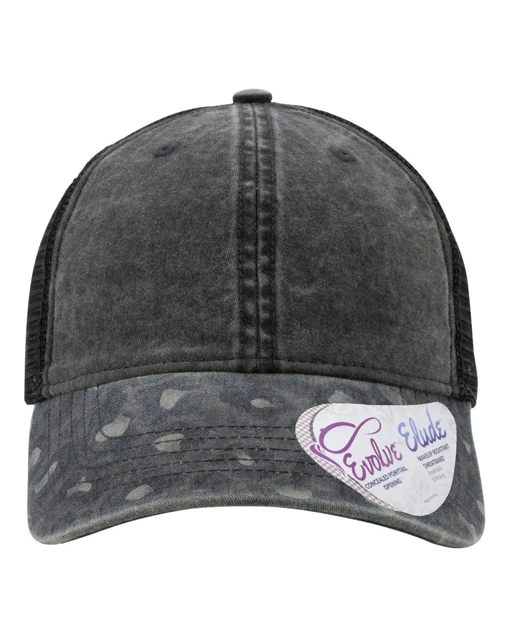 Infinity Her JANET Women’s Printed Bill with Mesh Back Cap - Black Black Leopard Black - Black / One Size Fits Most