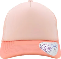 Infinity Her ROSIE Women’s Foam Trucker Cap Dusty Pink Pink Peachy Pink Butterfly Ivory Pink / One Size Fits Most