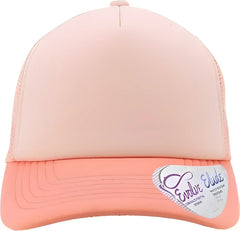 Infinity Her ROSIE Women’s Foam Trucker Cap Dusty Pink Pink Peachy Pink Butterfly Ivory Pink / One Size Fits Most