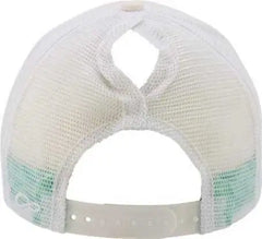 Infinity Her ROSIE Women’s Foam Trucker Cap Ivory Jade White Swirl White Mint / One Size Fits Most