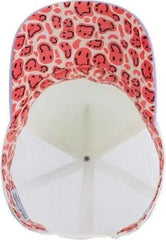 Infinity Her ROSIE Women’s Foam Trucker Cap Ivory Lavender White Smiley Ivory Purple / One Size Fits Most