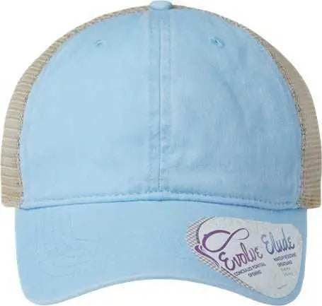 Infinity Her TESS Women’s Washed Mesh Back Cap Cashmere Blue Floral Columbia Blue Light Gray / One Size Fits Most