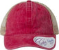 Infinity Her TESS Women’s Washed Mesh Back Cap Red Leopard Red / One Size Fits Most
