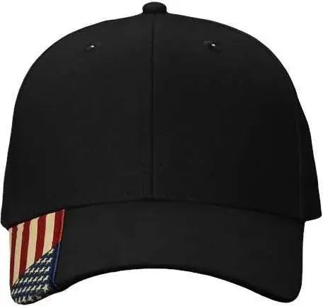 Kati AM350 USA Flag Cap - Black USA - Black / One Size Fits Most