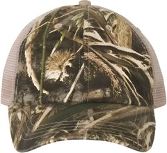 Kati LC101V Washed Mesh-Back Cap - Realtree Max 5 Tan - Realtree Tan / 6 5/8’’ - 7 3/8’’