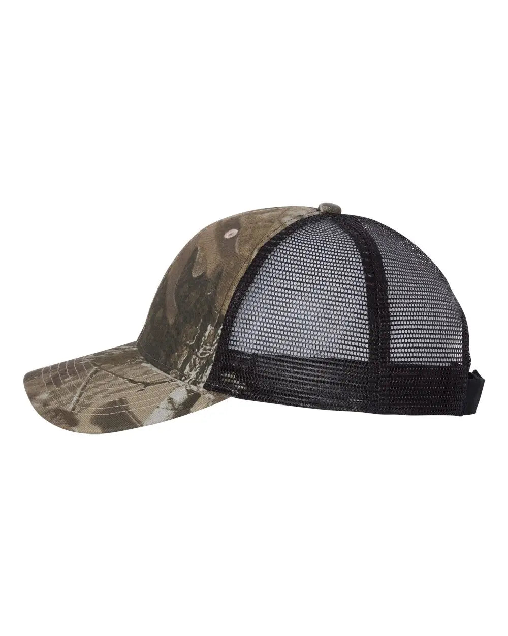 Kati LC5M Licensed Camo Mesh Back Cap - Realtree Hardwoods Black - Realtree Black / One Size Fits Most