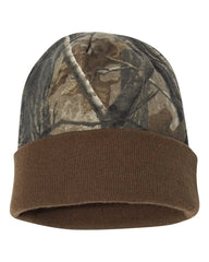 Kati LCB12 12’’ Licensed Camo Cuffed Beanie - Realtree Ap Brown - Realtree Brown / One Size Fits Most