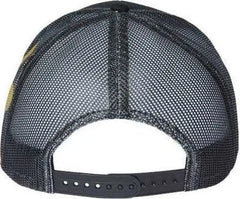 Kati S700M Printed Mesh Trucker Cap - Black Black - Black / One Size Fits Most