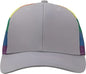 Kati S700M Printed Mesh Trucker Cap Gray Rainbow Multi Colored / One Size Fits Most