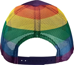 Kati S700M Printed Mesh Trucker Cap Purple Rainbow Multi Colored / One Size Fits Most