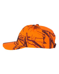 Kati SN200 Specialty Licensed Camo Cap - Mossy Oak Break-Up Blaze Orange - Mossy Sand / One Size Fits Most
