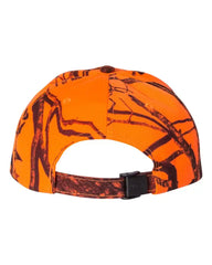 Kati SN200 Specialty Licensed Camo Cap - Mossy Oak Break-Up Blaze Orange - Mossy Sand / One Size Fits Most