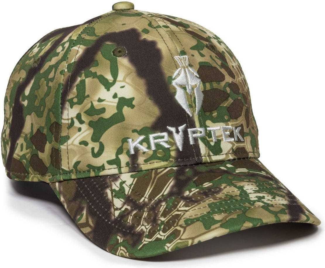 OC Sports KRY-029 Low Crown Solid Back Cap - Kryptek Obskura Trans | HIT a Double