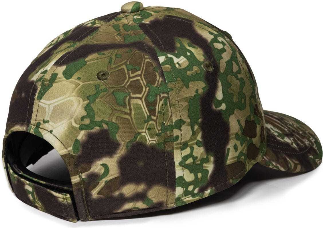 OC Sports KRY-029 Low Crown Solid Back Cap - Kryptek Obskura Trans | HIT a Double