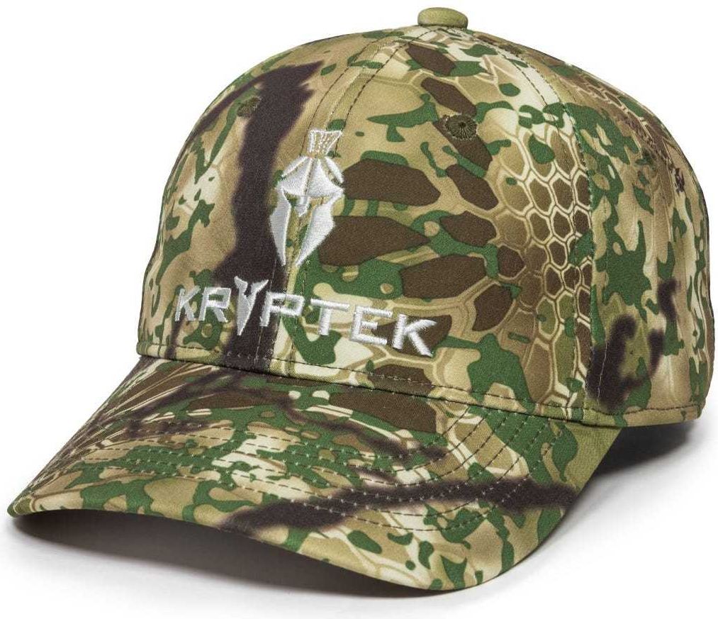 OC Sports KRY-029 Low Crown Solid Back Cap - Kryptek Obskura Trans | HIT a Double