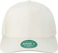 Legacy B9A Back Nine Cap - White - White / One Size Fits Most