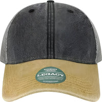 Legacy DTA Dashboard Trucker Cap Black Camel Gray Black Gray / One Size Fits Most