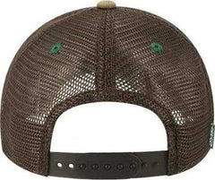 Legacy DTA Dashboard Trucker Cap Green Camel Brown Green Brown / One Size Fits Most