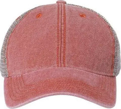 Legacy DTA Dashboard Trucker Cap - Nantucket Red Grey - Red Gray / 6 5/8’’ - 7 3/8’’