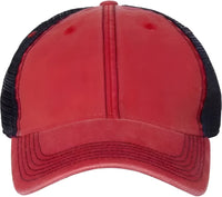 Legacy DTA Dashboard Trucker Cap - Scarlet Red Navy - Red Navy / 6 5/8’’ - 7 3/8’’