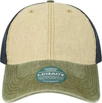 Legacy DTA Dashboard Trucker Cap - Stone Olive Navy - Gray Olive / One Size Fits Most