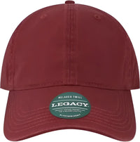 Legacy EZA Relaxed Twill Dad Cap Burgundy Maroon / Adjustable
