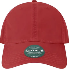 Legacy EZA Relaxed Twill Dad Cap Cardinal Cardinal / Adjustable