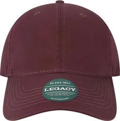 Legacy EZA Relaxed Twill Dad Cap Maroon Maroon / Adjustable
