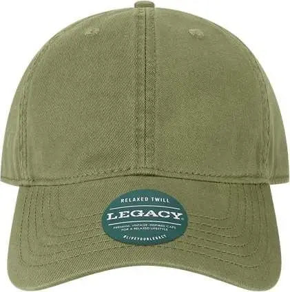 Legacy EZA Relaxed Twill Dad Cap - Moss Green - Green / Adjustable