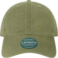 Legacy EZA Relaxed Twill Dad Cap - Moss Green - Green / Adjustable
