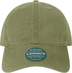 Legacy EZA Relaxed Twill Dad Cap - Moss Green - Green / Adjustable