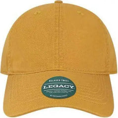 Legacy EZA Relaxed Twill Dad Cap - Mustard - Gold / Adjustable