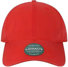 Legacy EZA Relaxed Twill Dad Cap - Scarlet - Red / Adjustable