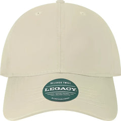 Legacy EZA Relaxed Twill Dad Cap Stone Ivory / Adjustable