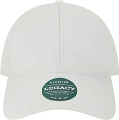 Legacy EZA Relaxed Twill Dad Cap White White / Adjustable
