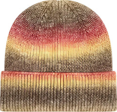 Legacy KTDRB Tie-Dyed Ribbed Beanie - Sunset - Orange / One Size Fits Most