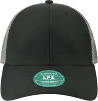 LEGACY LPS Lo-Pro Snapback Trucker Cap - Black Dark Grey - Black Dark Gray / One Size Fits Most
