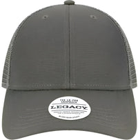Legacy LPS Lo Pro Snapback Trucker Cap Dark Gray Dark Gray Dark Gray / Adjustable