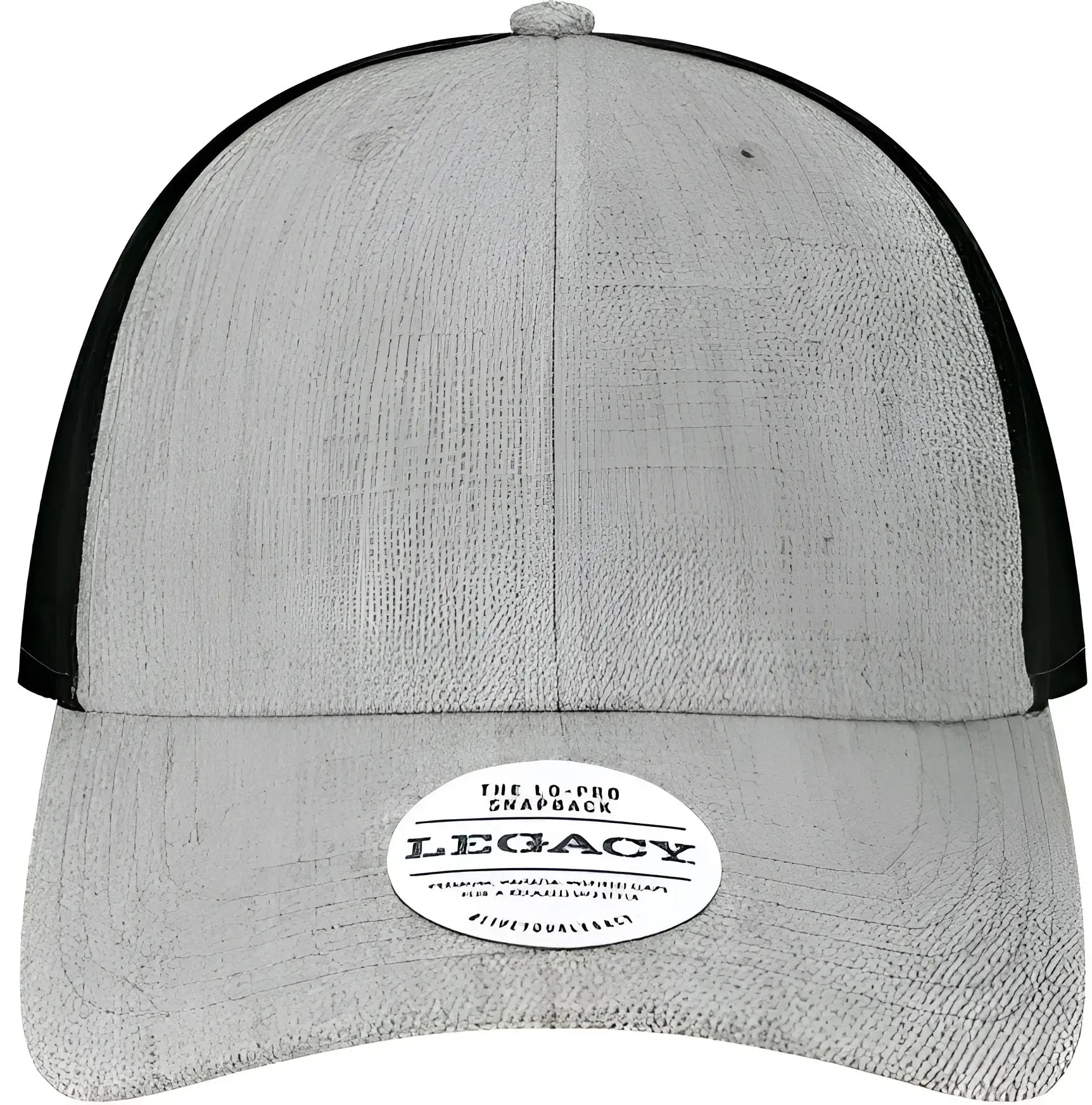Legacy LPS Lo-Pro Snapback Trucker Cap - Heather Gray Black - Gray Black / Adjustable
